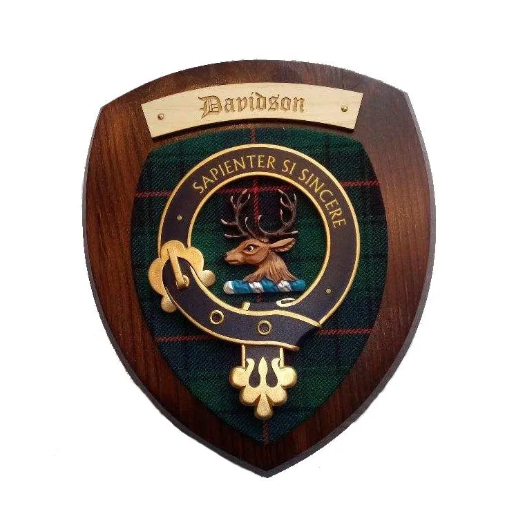 Handmade Clan Crest Wall Plaque | Small