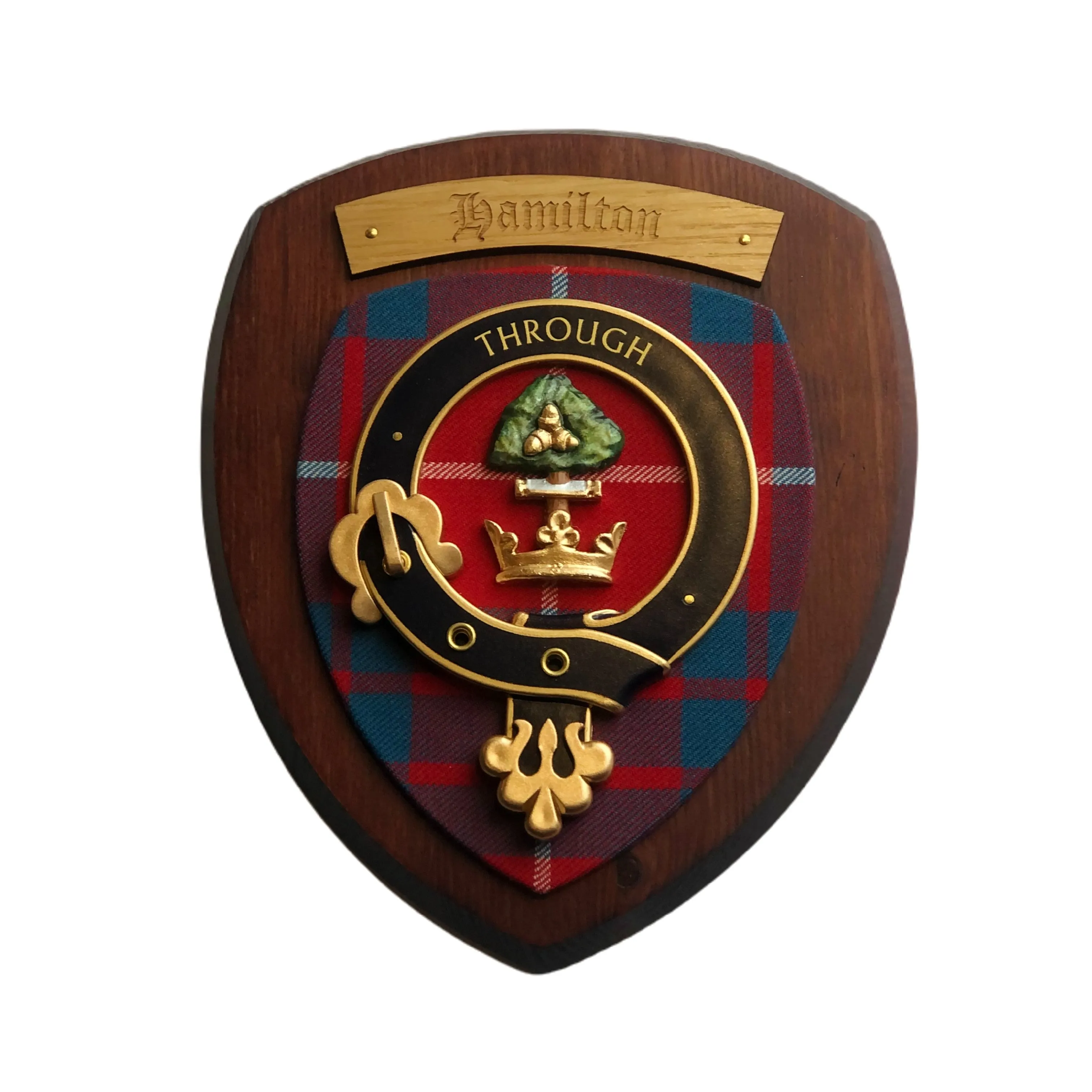 Handmade Clan Crest Wall Plaque | Small