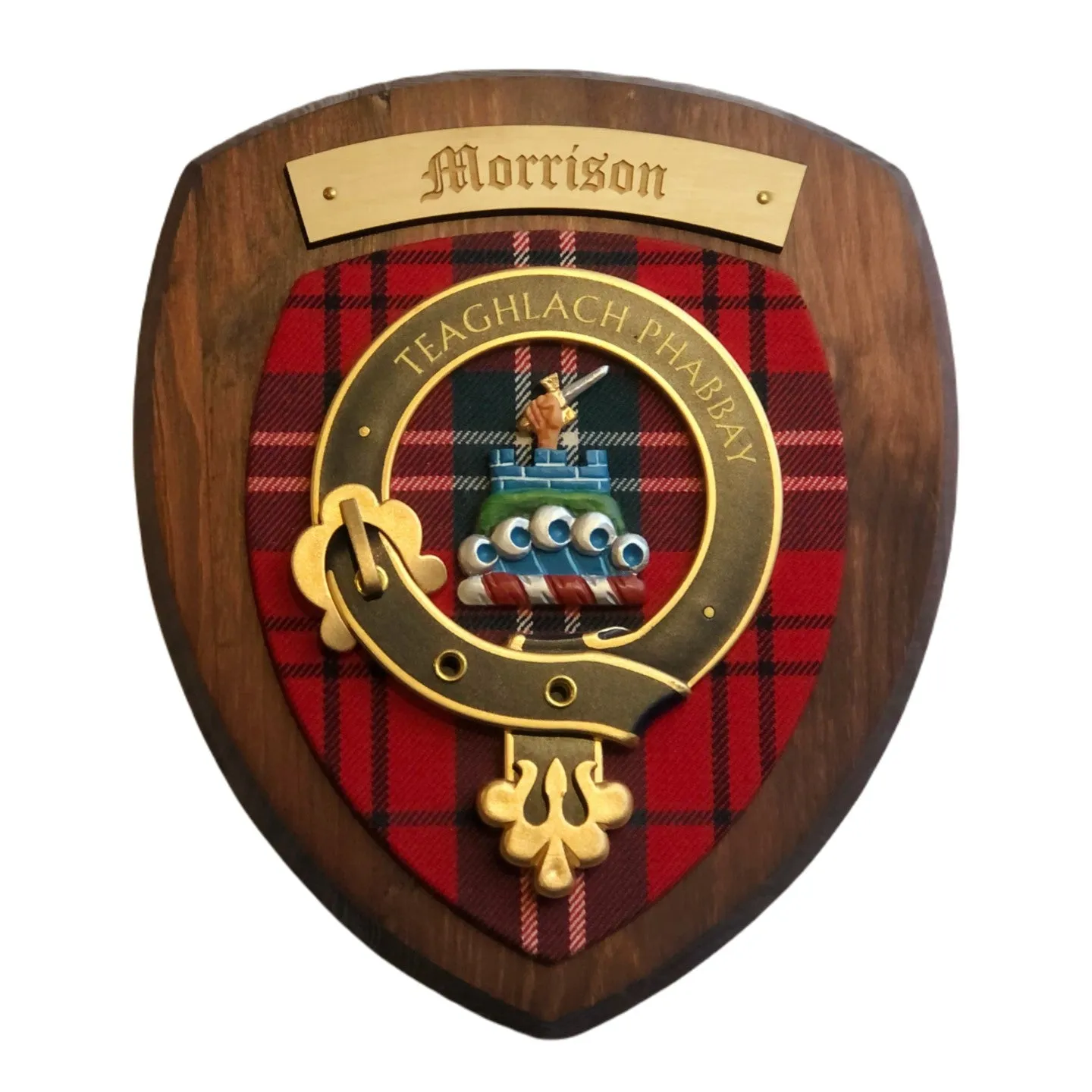 Handmade Clan Crest Wall Plaque | Small