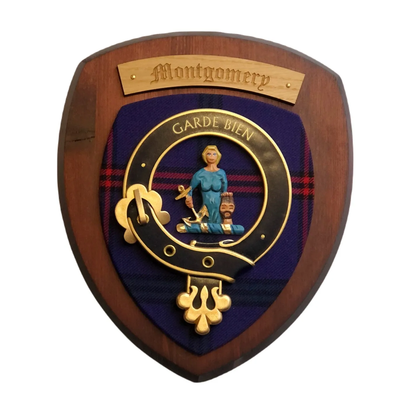 Handmade Clan Crest Wall Plaque | Small