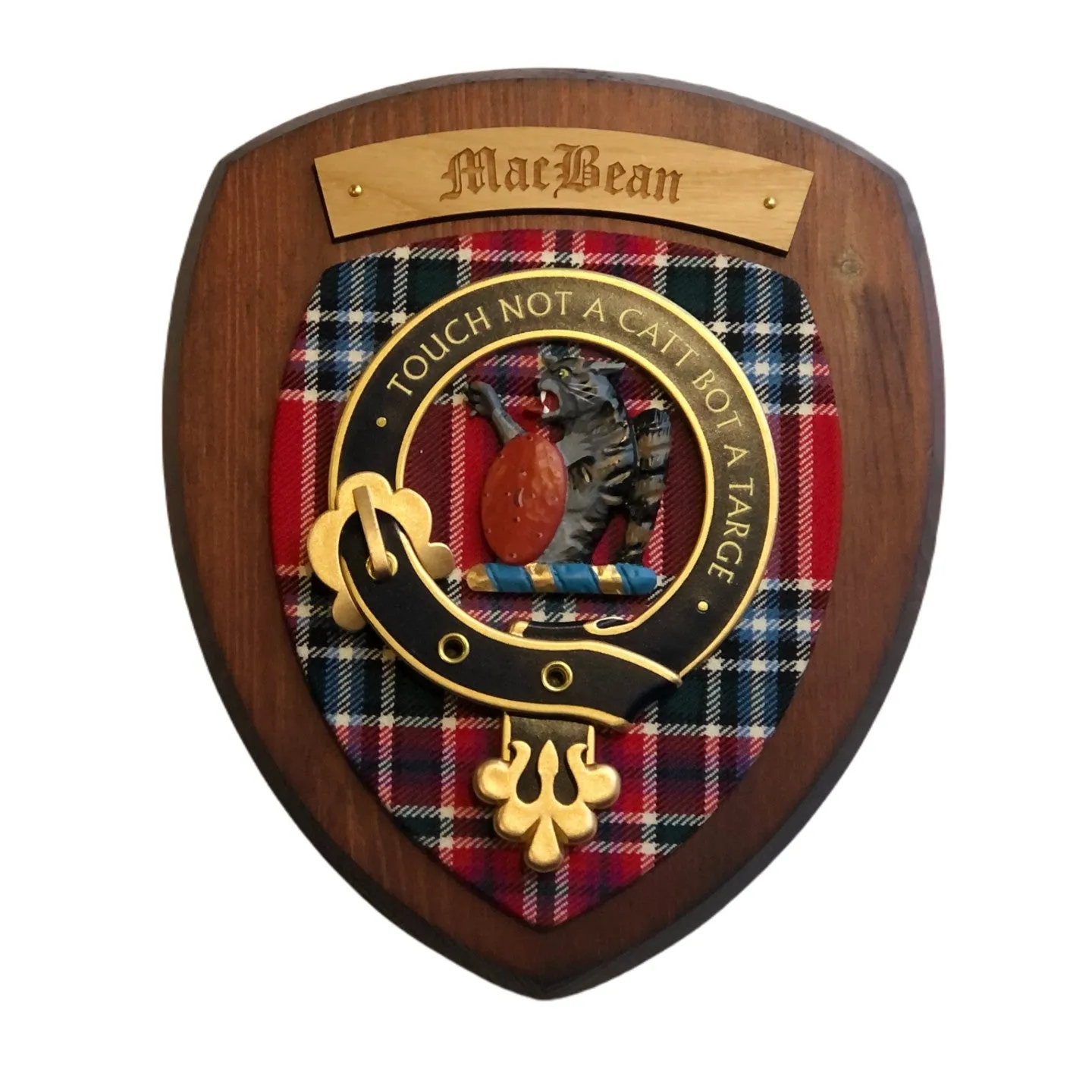 Handmade Clan Crest Wall Plaque | Small