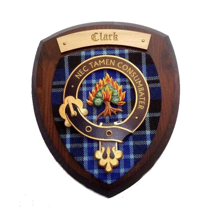 Handmade Clan Crest Wall Plaque | Small