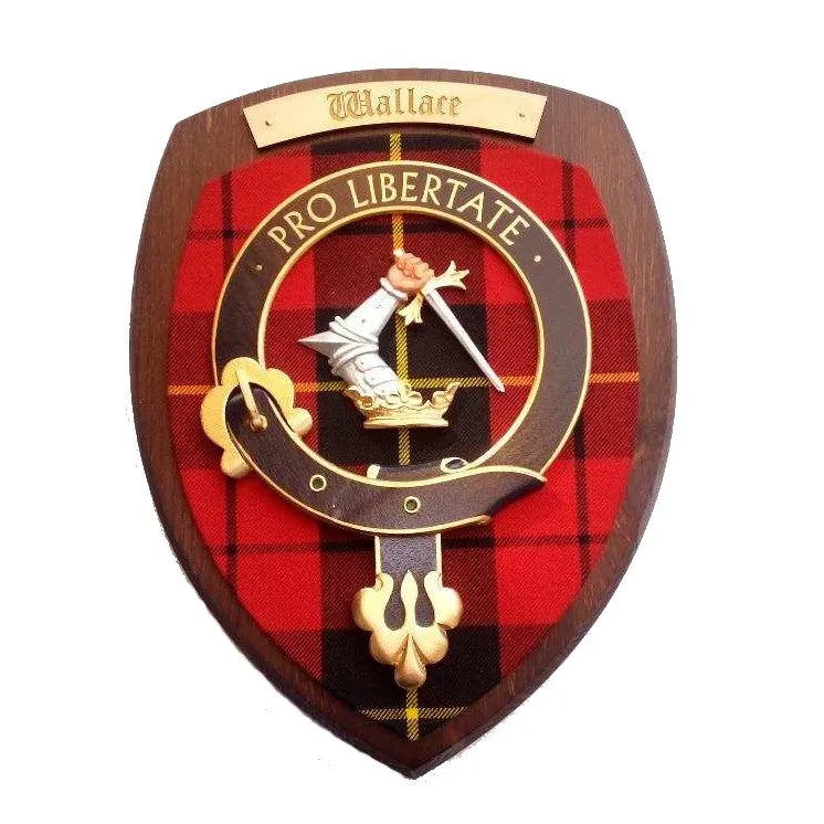 Handmade Clan Crest Wall Plaque | Small