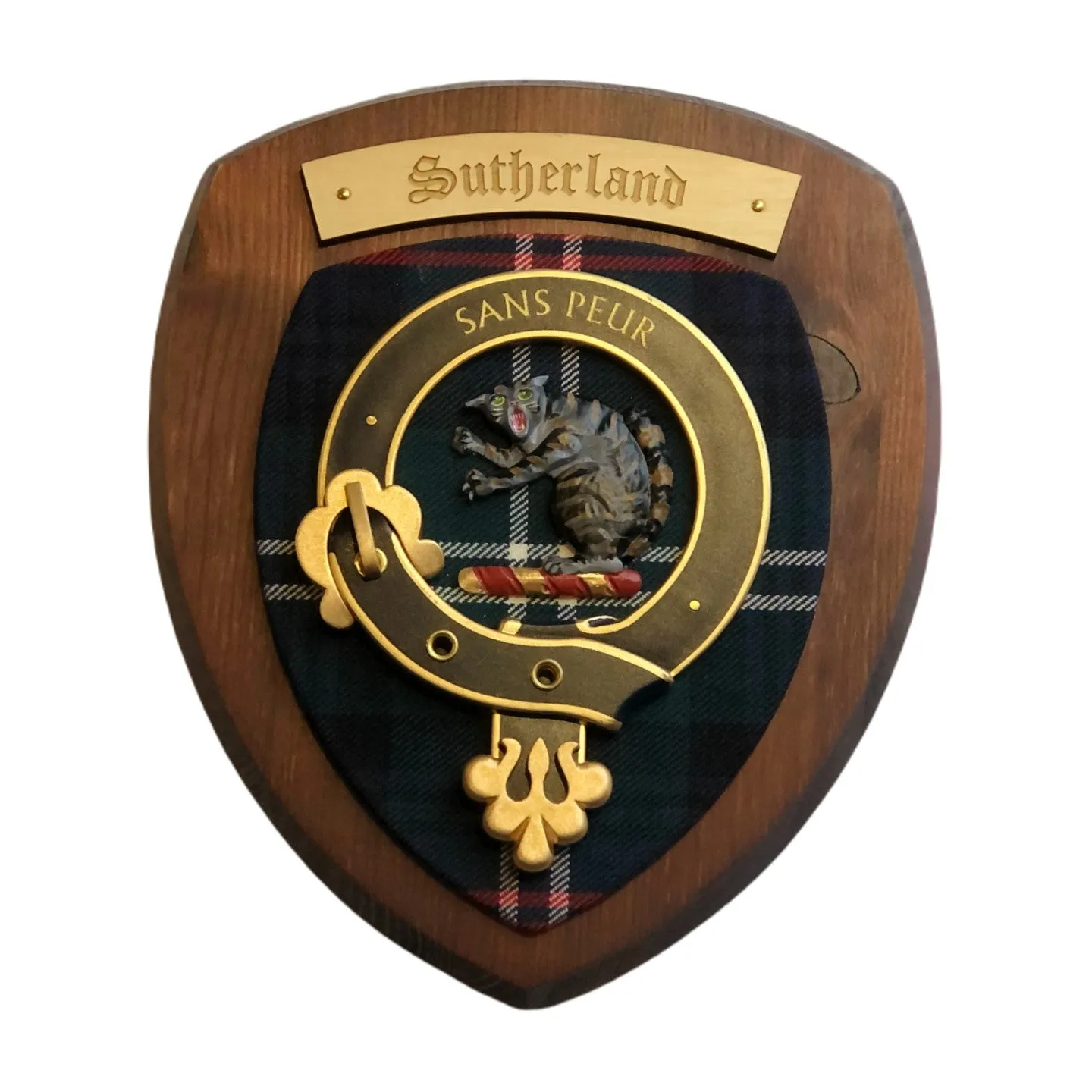 Handmade Clan Crest Wall Plaque | Small