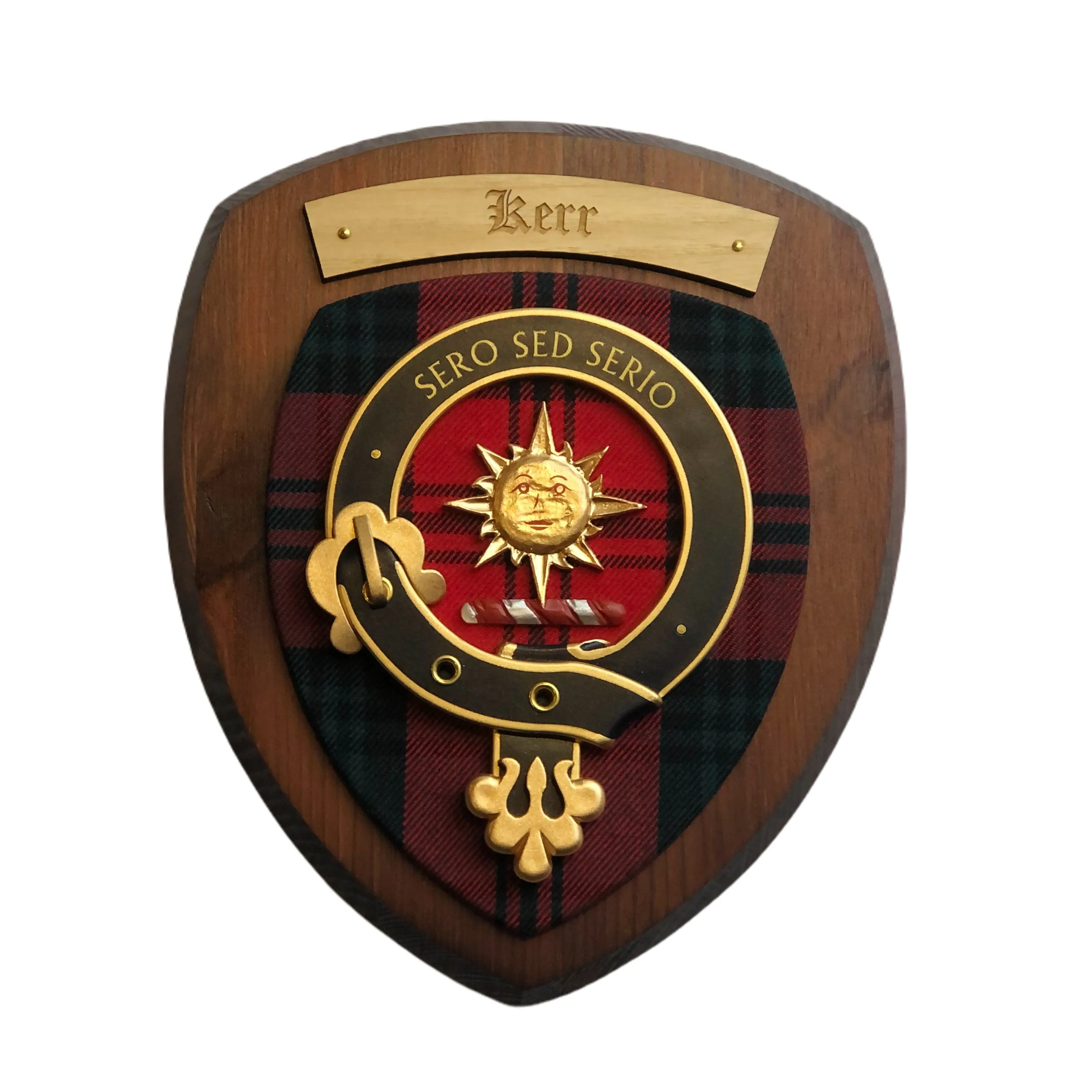 Handmade Clan Crest Wall Plaque | Small