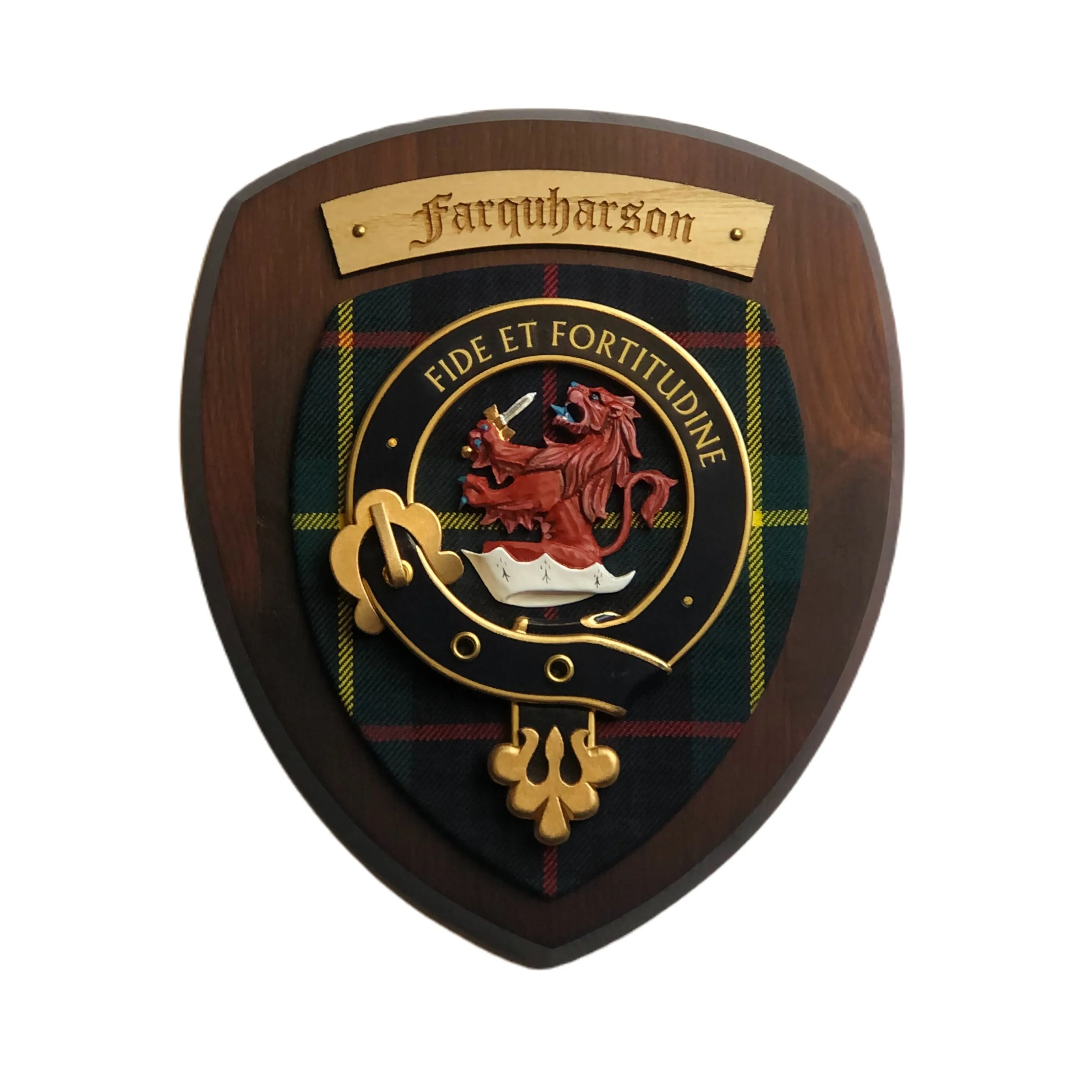 Handmade Clan Crest Wall Plaque | Small