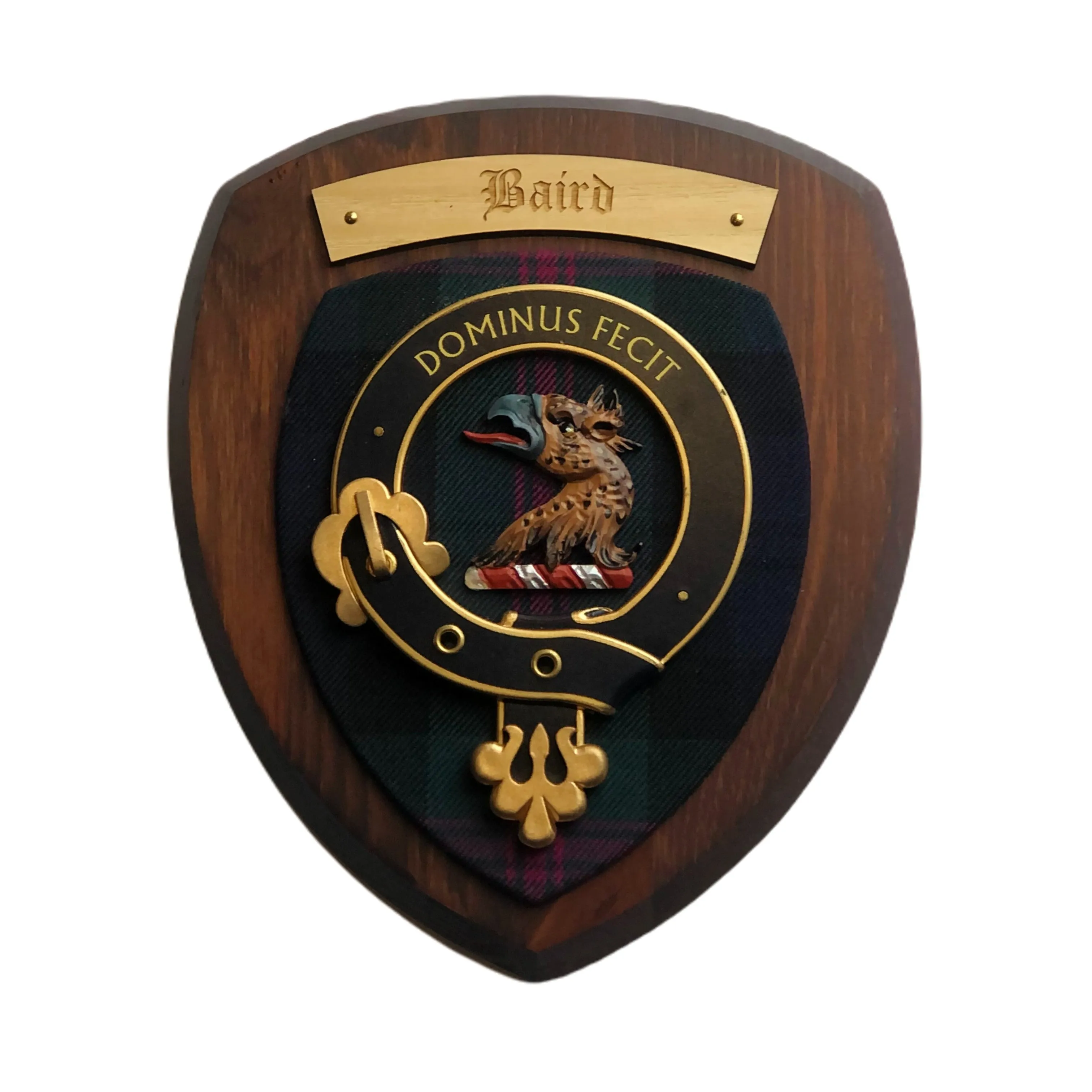 Handmade Clan Crest Wall Plaque | Small