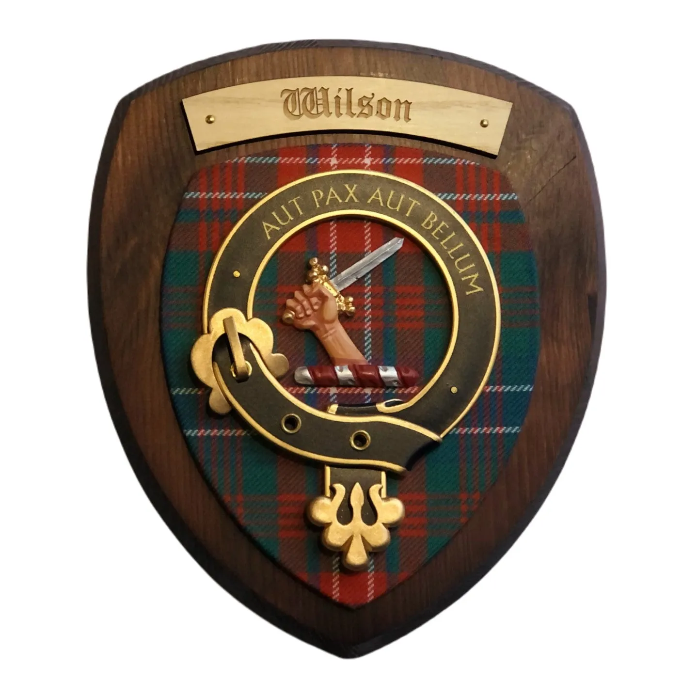 Handmade Clan Crest Wall Plaque | Small