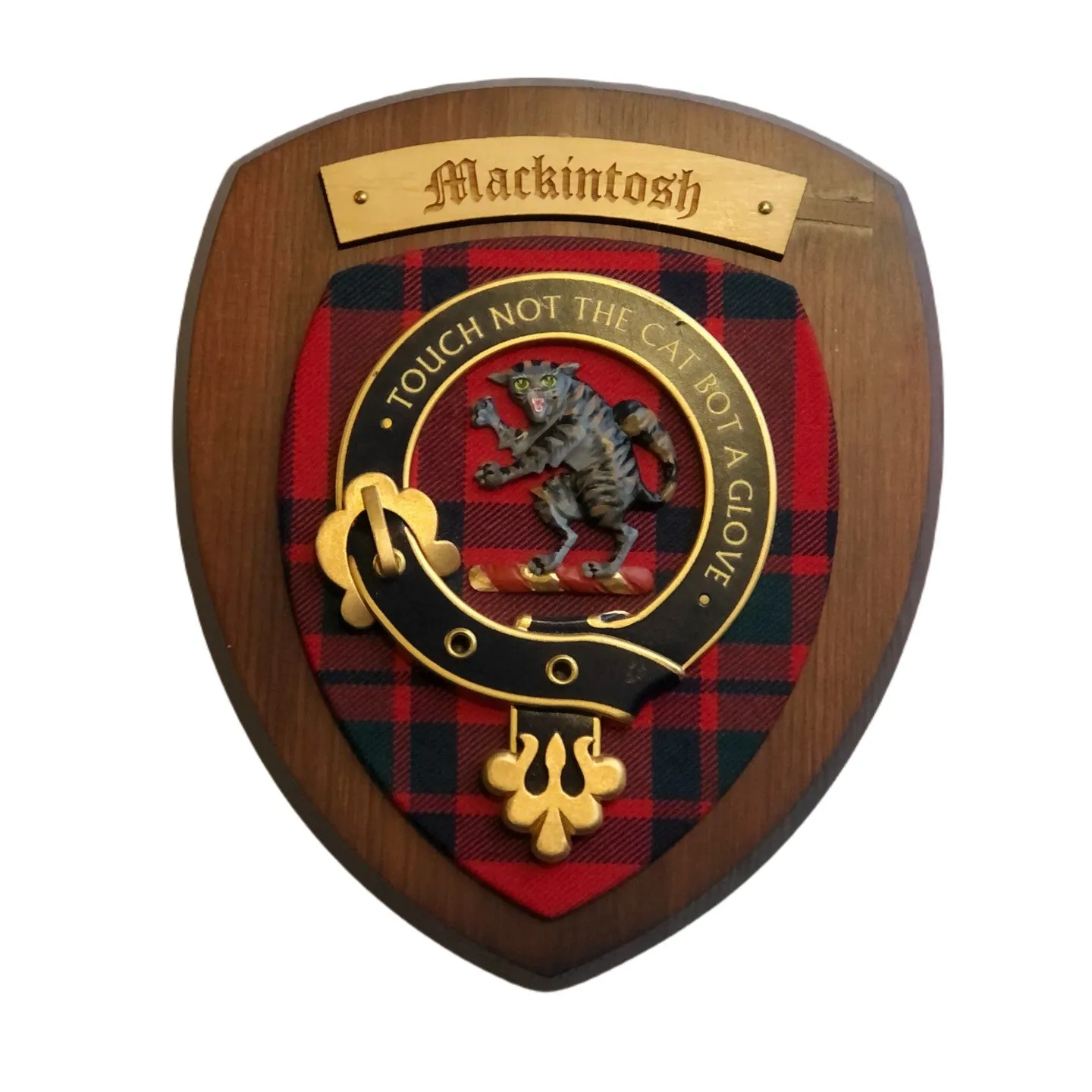 Handmade Clan Crest Wall Plaque | Small