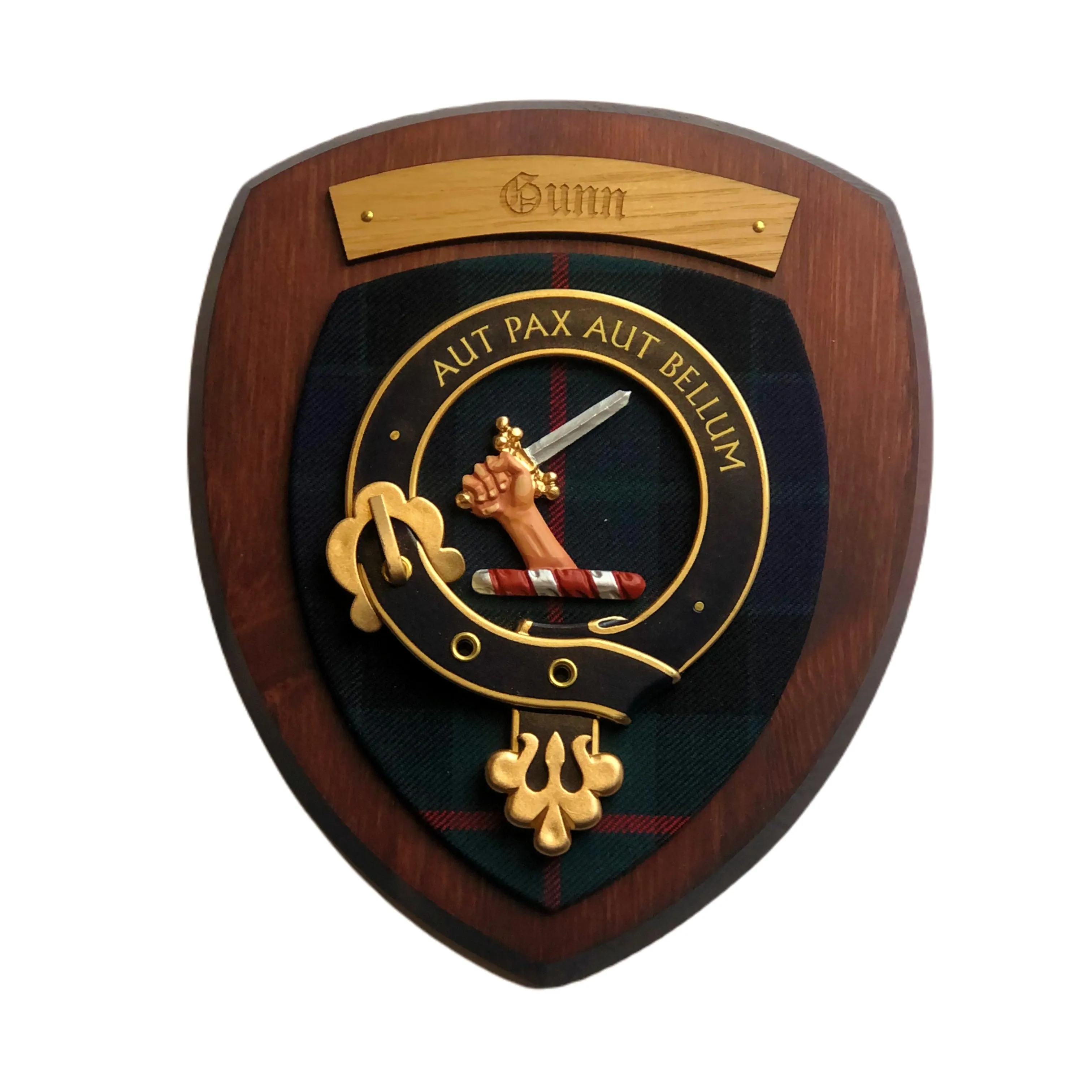 Handmade Clan Crest Wall Plaque | Small