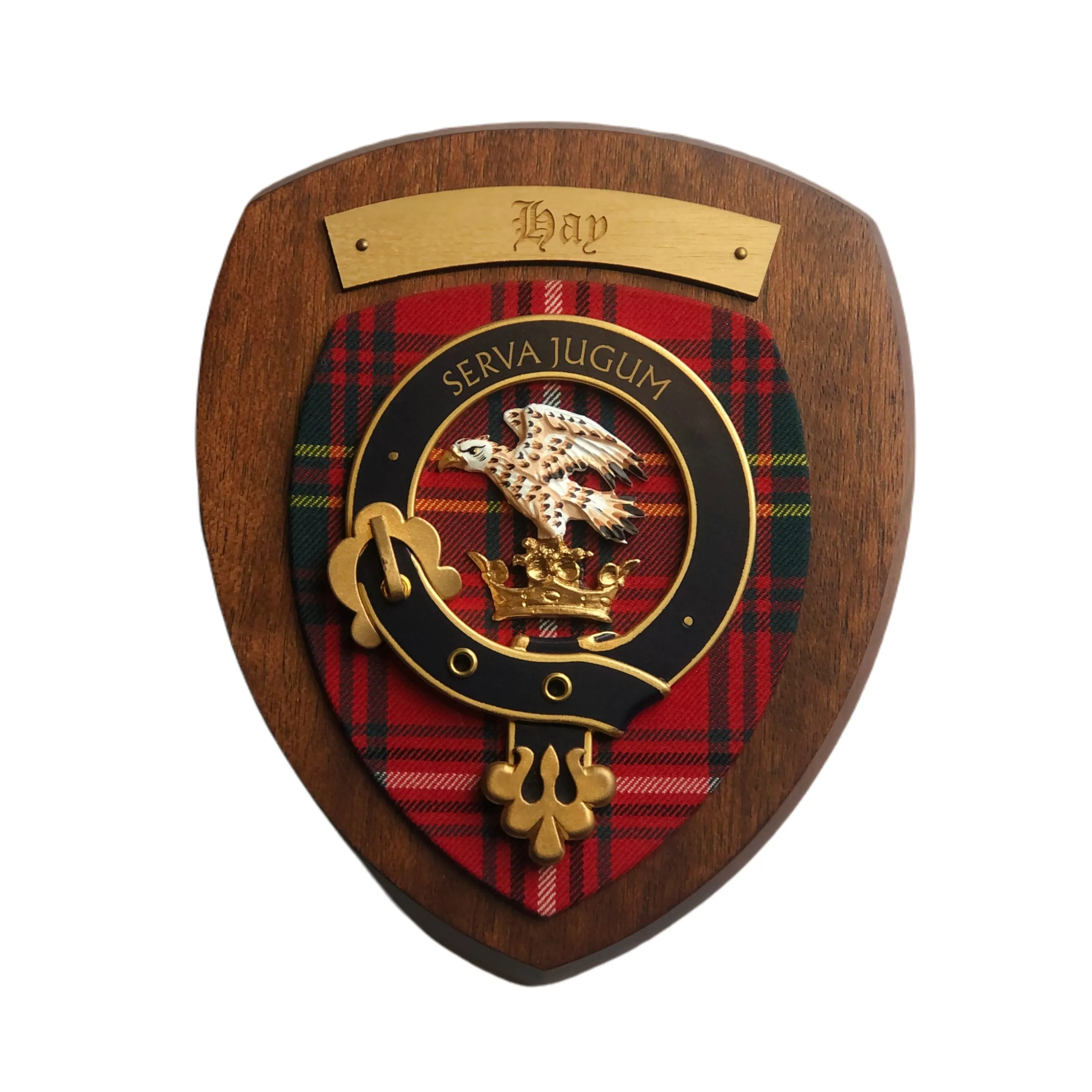 Handmade Clan Crest Wall Plaque | Small