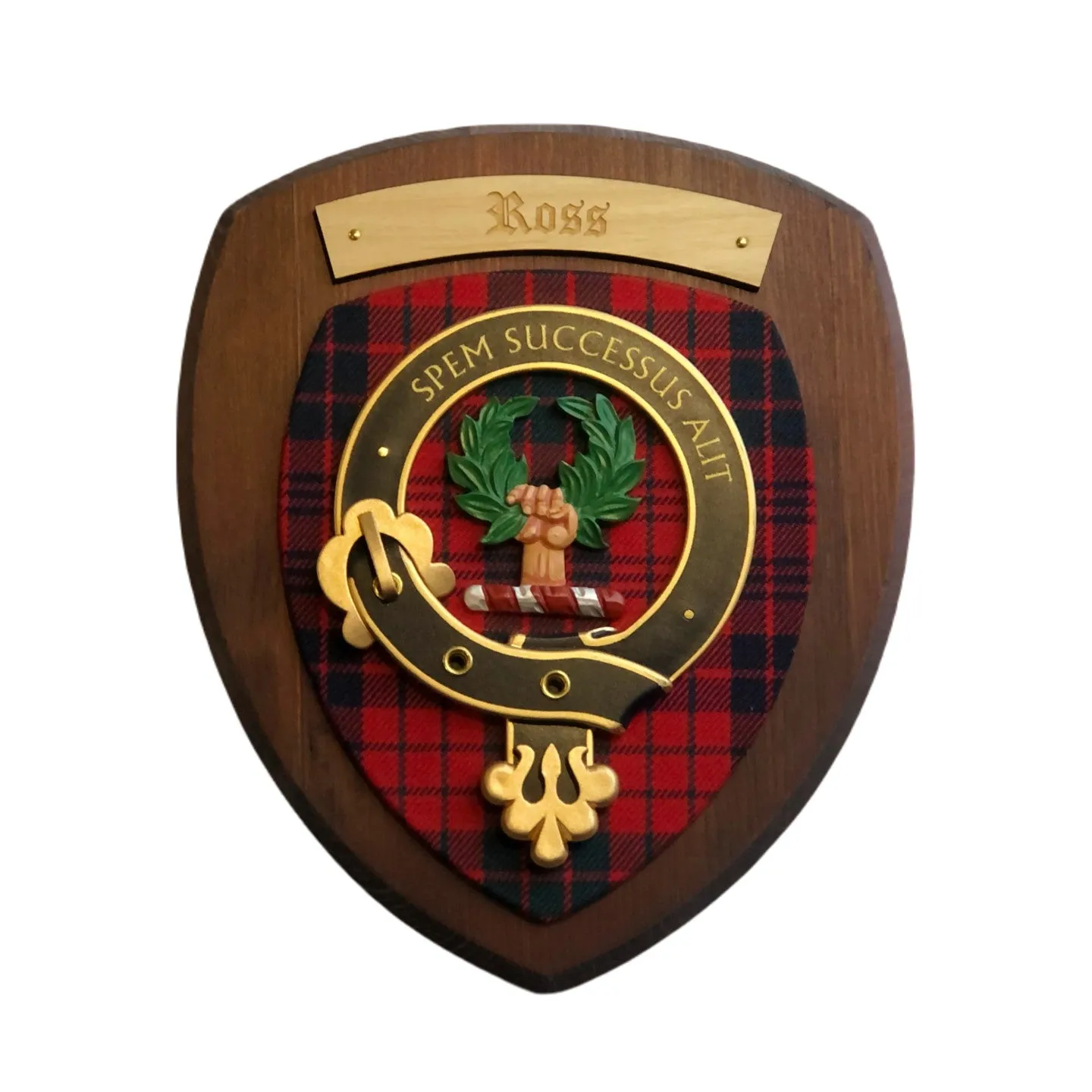 Handmade Clan Crest Wall Plaque | Small