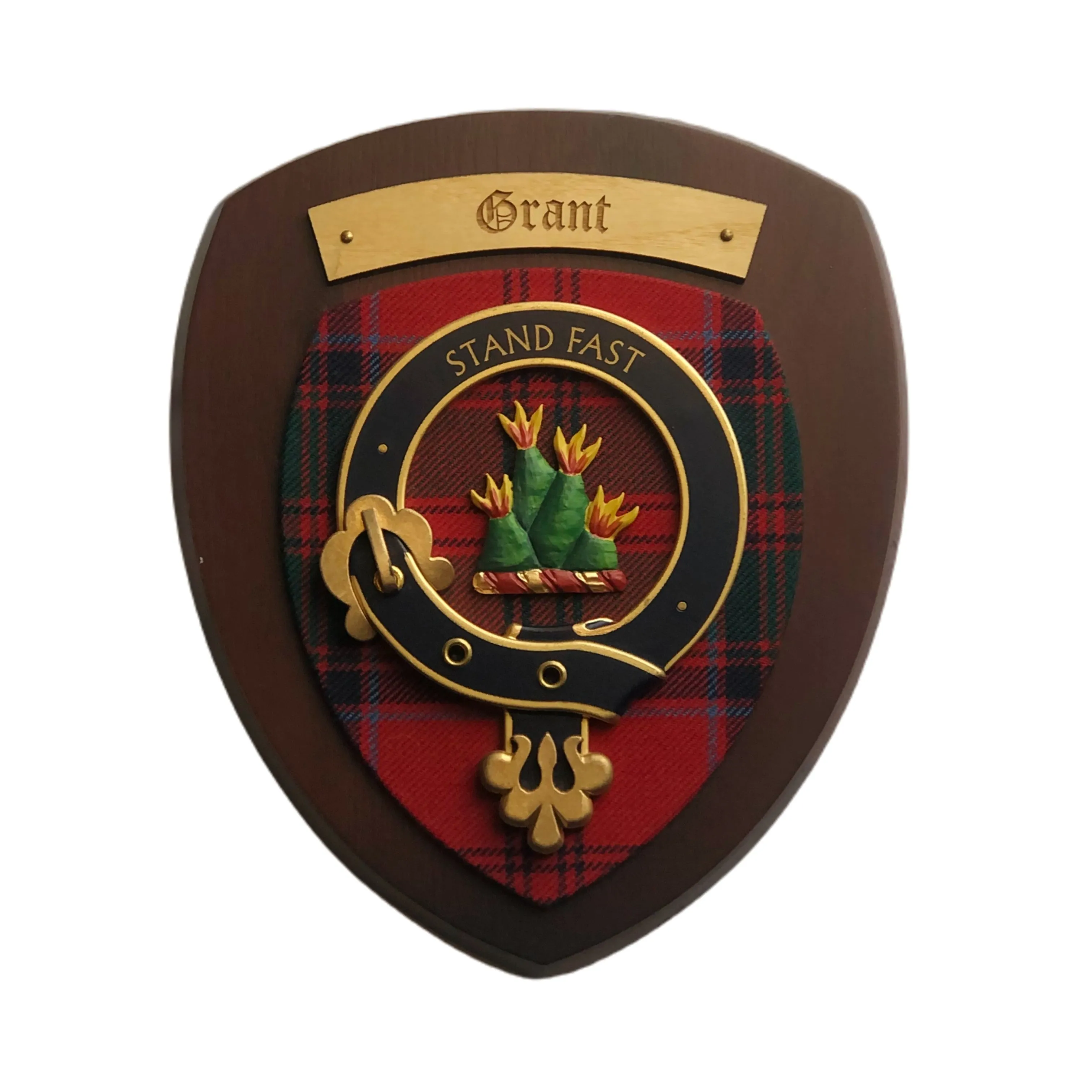 Handmade Clan Crest Wall Plaque | Small