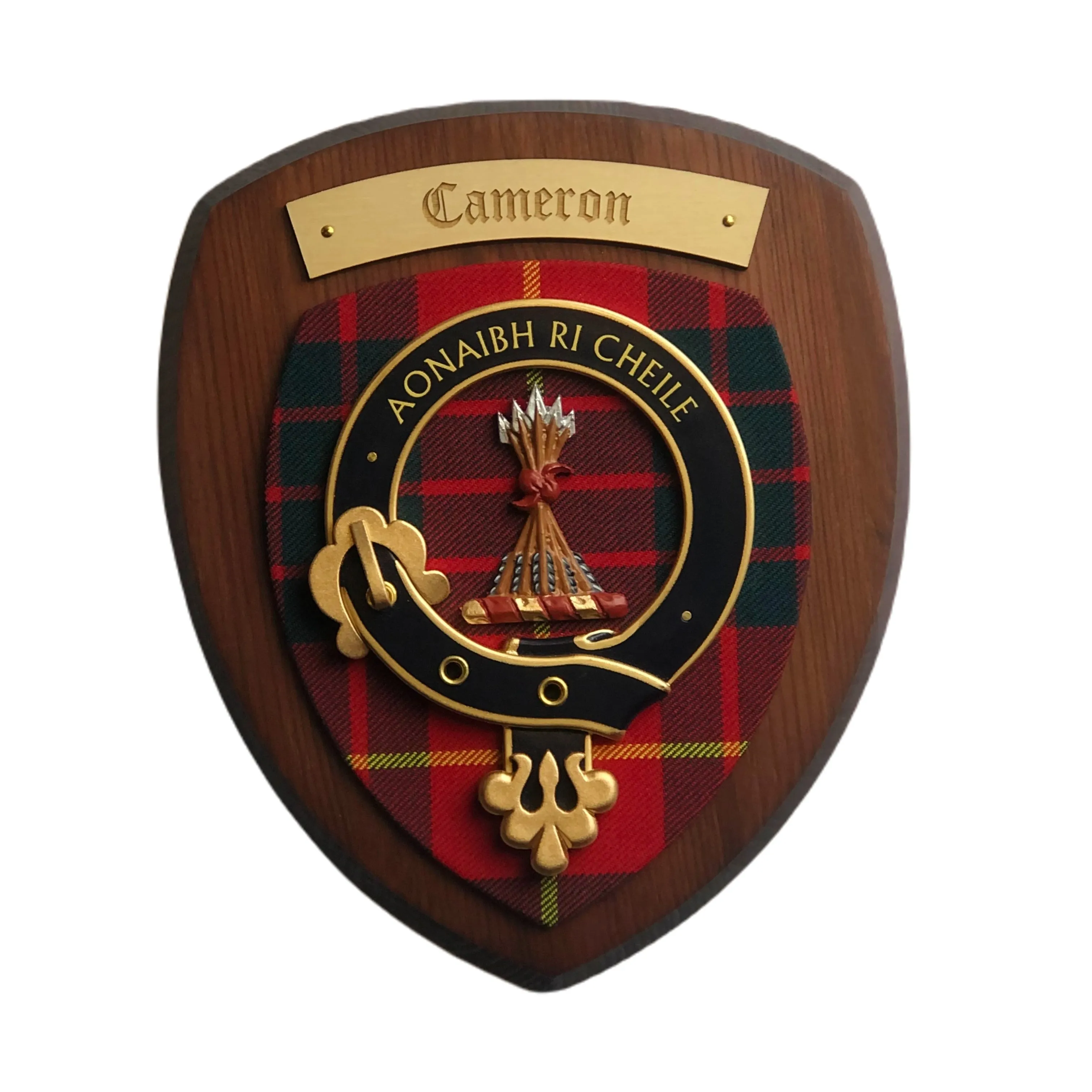 Handmade Clan Crest Wall Plaque | Small