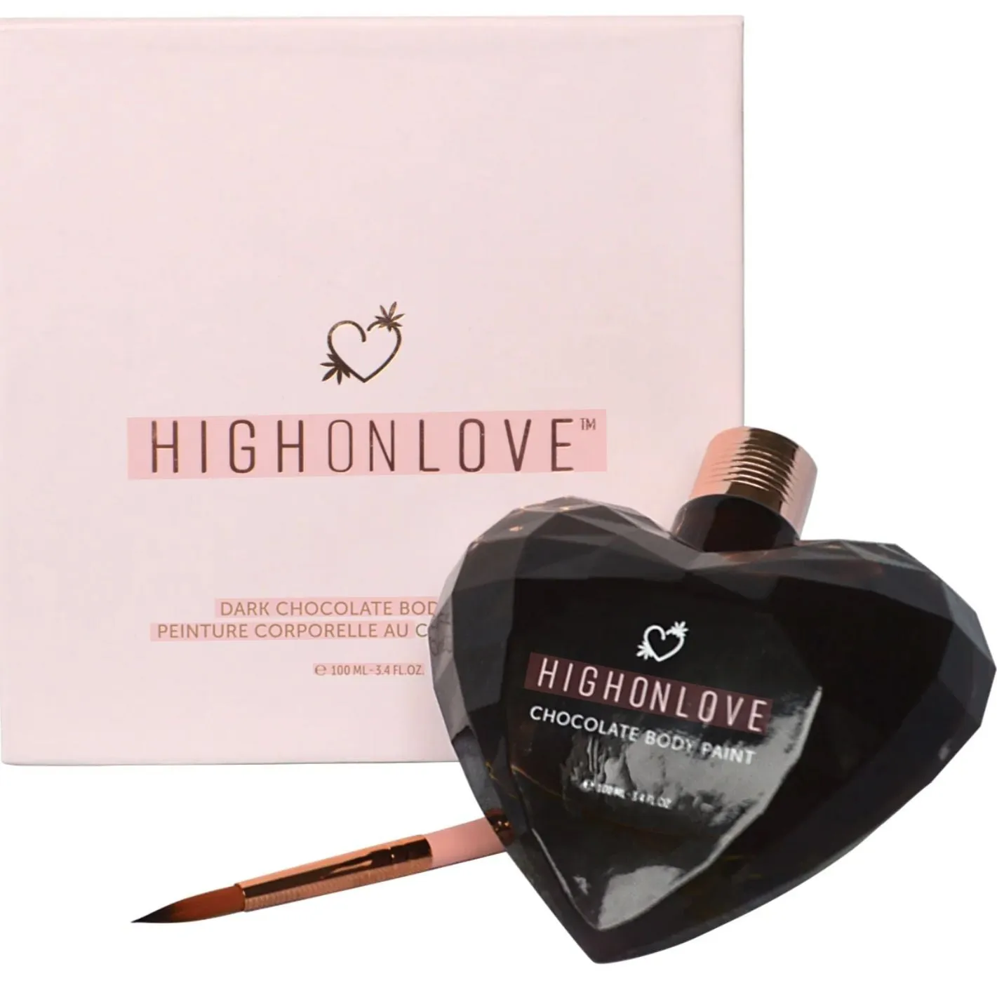 High On Love Dark Chocolate Body Paint HOL-1804-3