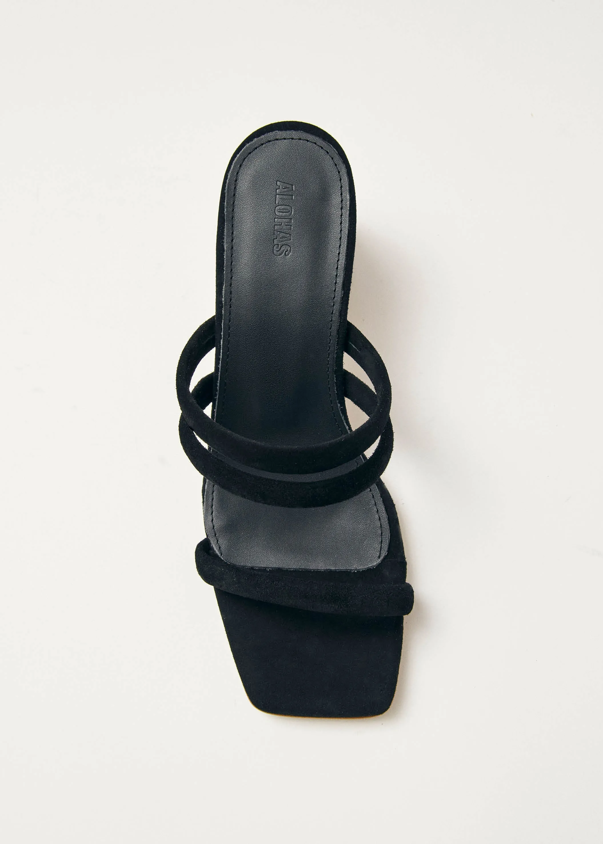 Indiana Black Leather Sandals