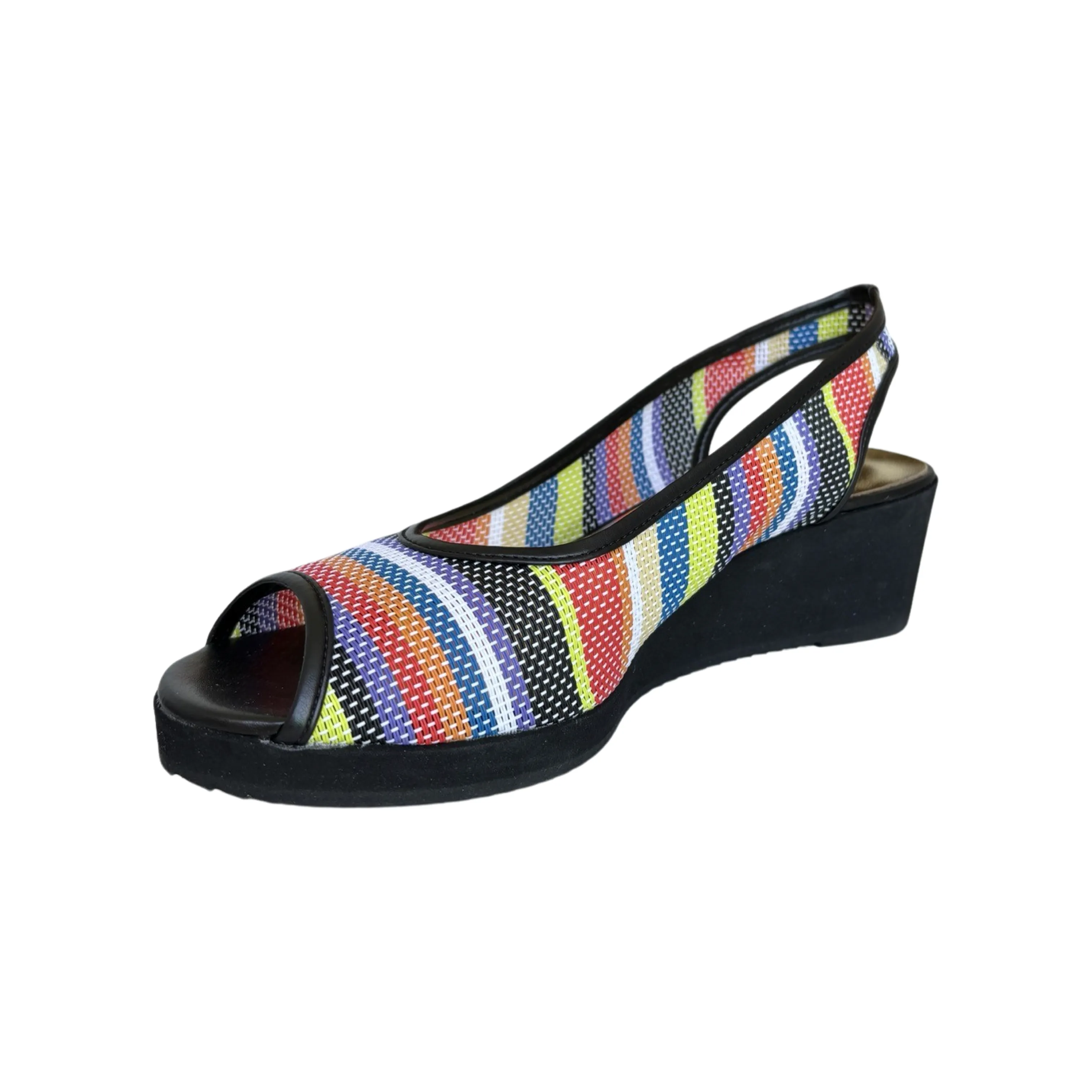 Konc Multi Stripe Wedge