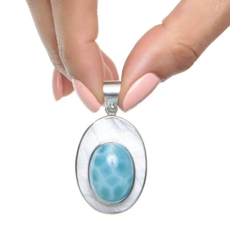 Larimar Pendant Amara