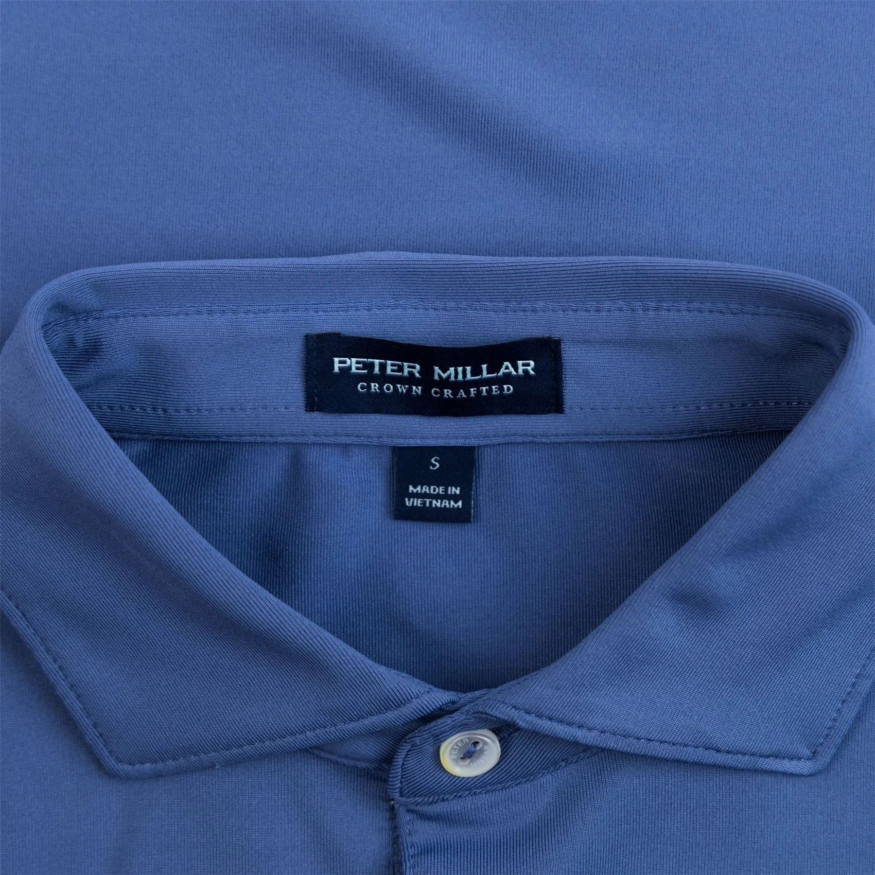 Ledger Tailored Fit Performance Jersey Polo Blue Pearl - SS24