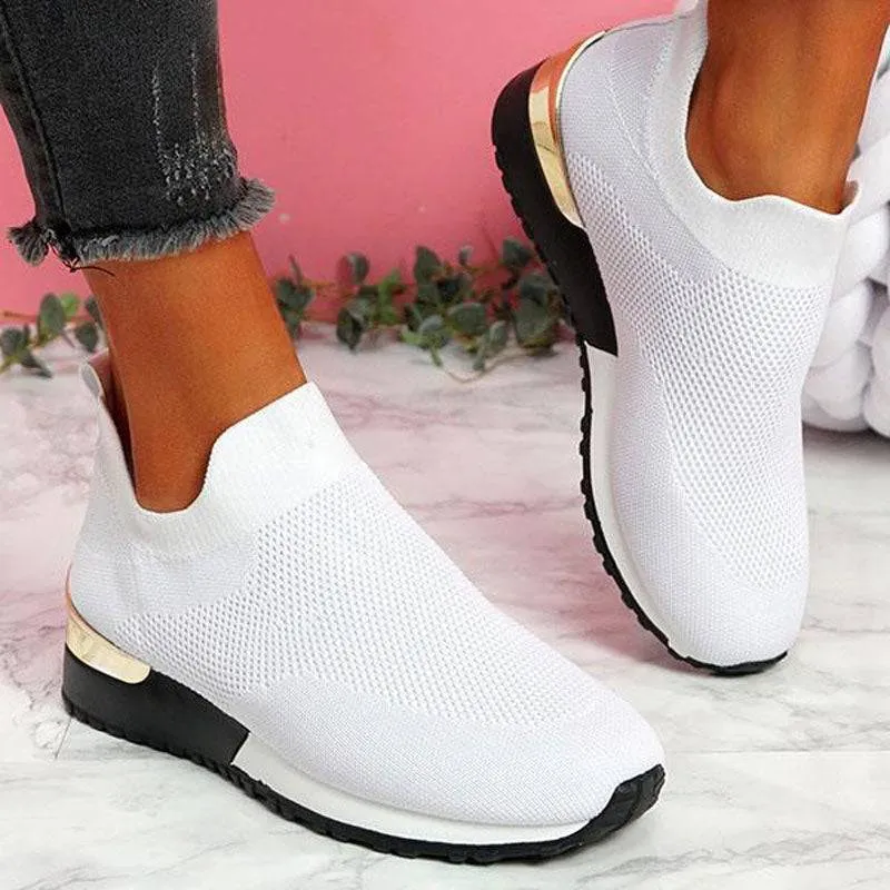 Libiyi Elastic Slip-on Flat Shoes