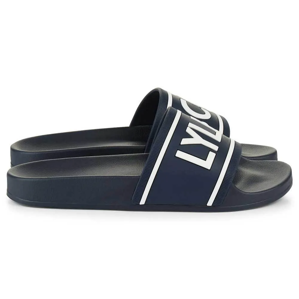 Lyle And Scott Men's Wallace Pool Sliders - Navy