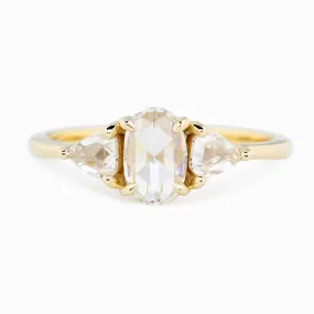 Madison 0.56ct Rose Cut Oval Diamond Ring (One of a kind)