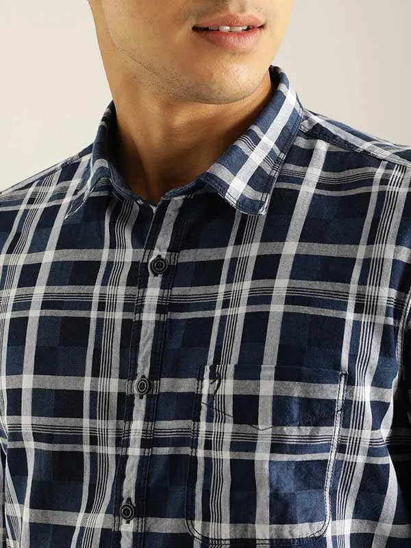 Men Checked Full Sleeve Cotton Shirt