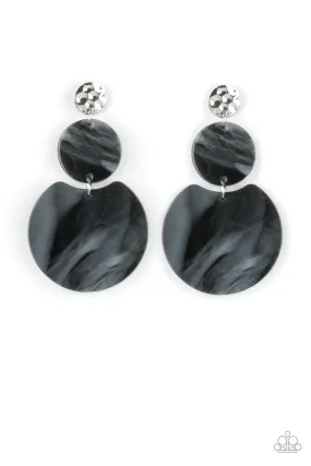 Miami Mariner Black Post-Earrings