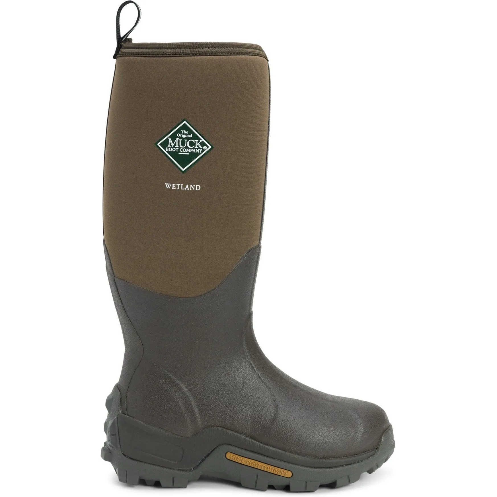 Muck Men's Wetland WP Wellington Rubber Work Boot - Tan/Bark - WET-998K