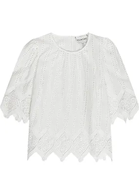 Munthe Kifu Bluse - White