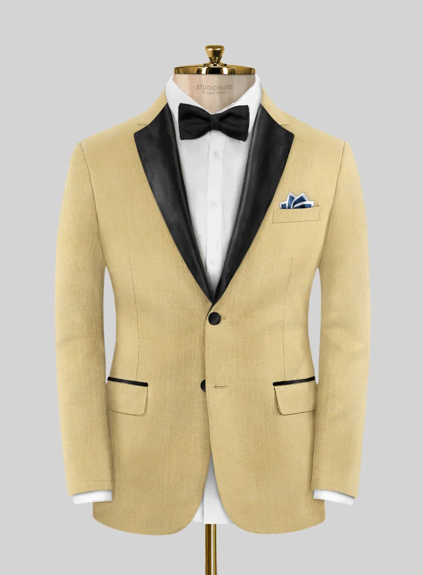 Napolean Old Khaki Wool Tuxedo Jacket