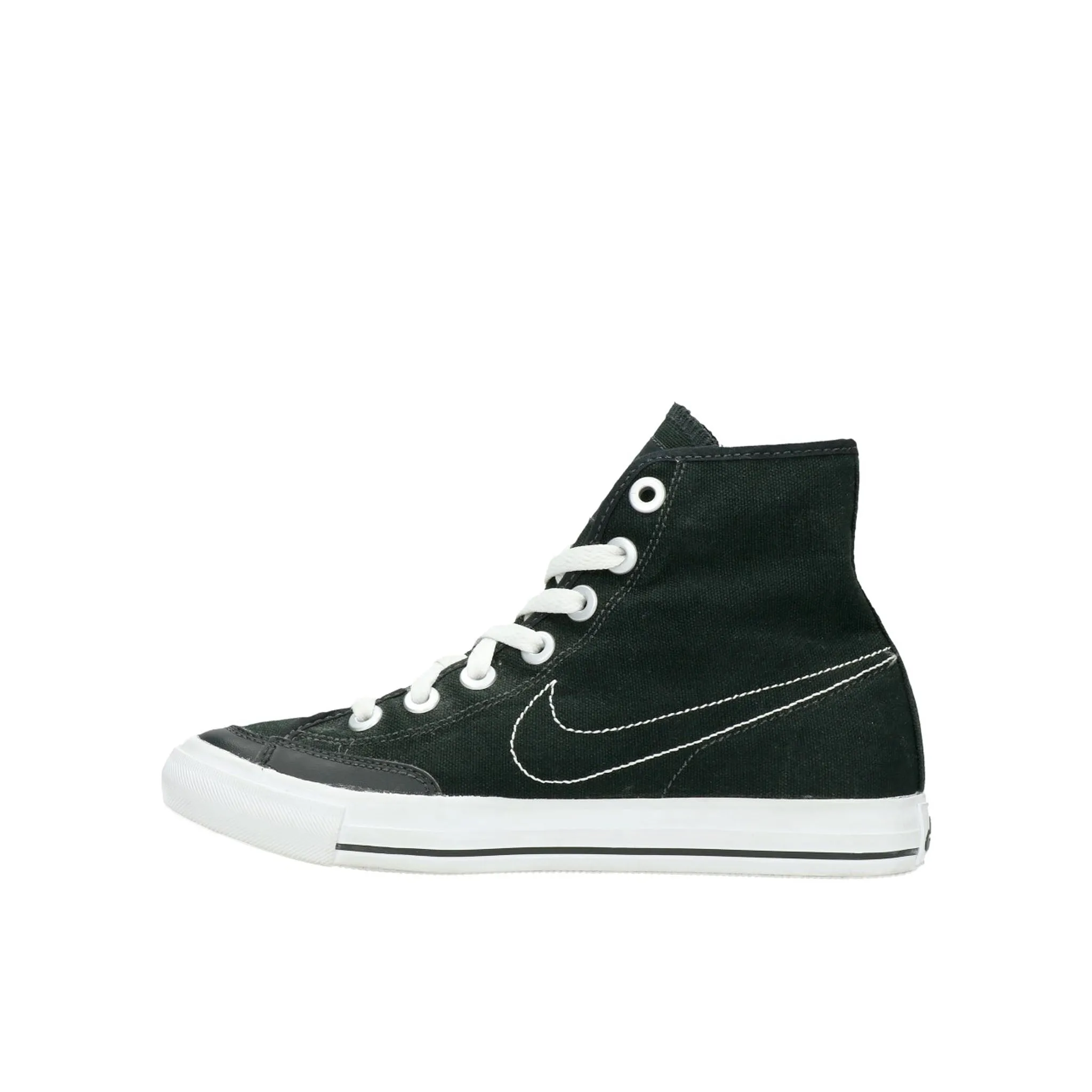 Nike Go Mid Lace Up Black Canvas Mens Plimsolls 434497 001