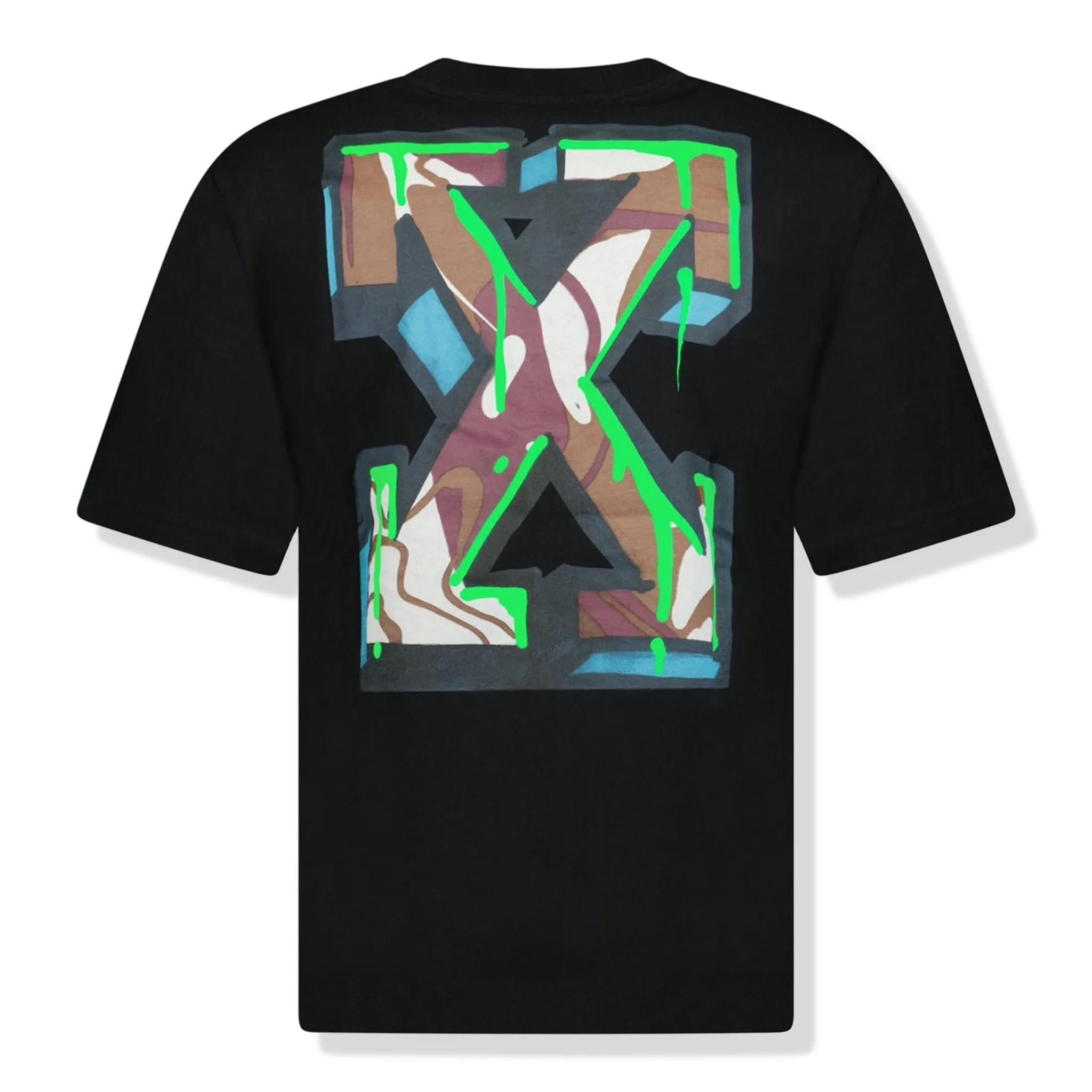 Off-White Arrows Skate Slime Black T Shirt