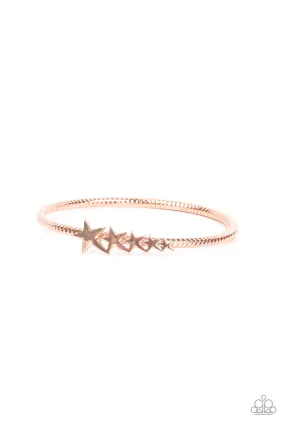 Paparazzi Astrological A-Lister - Copper Star Bracelet