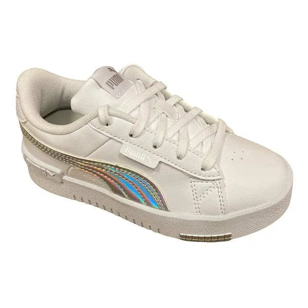 Puma girls' sneakers Jada Rainbow Ps 362663 01 white silver