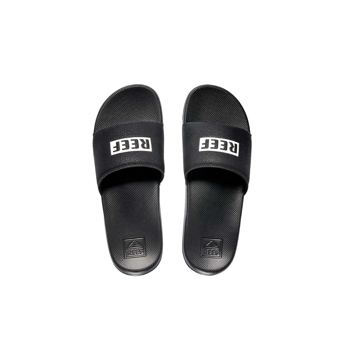 Reef Kids One Slide Black White  