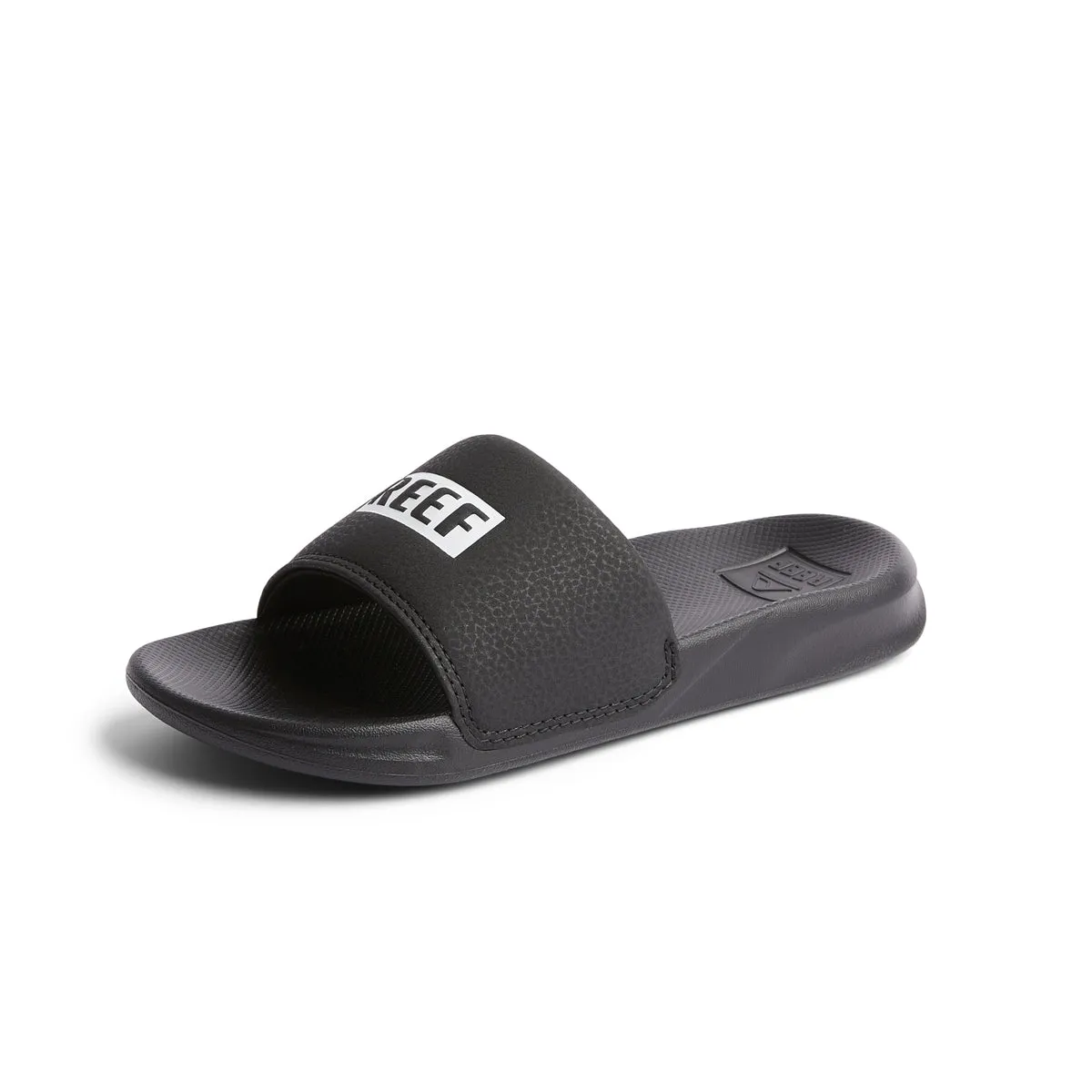 Reef Kids One Slide Black White  