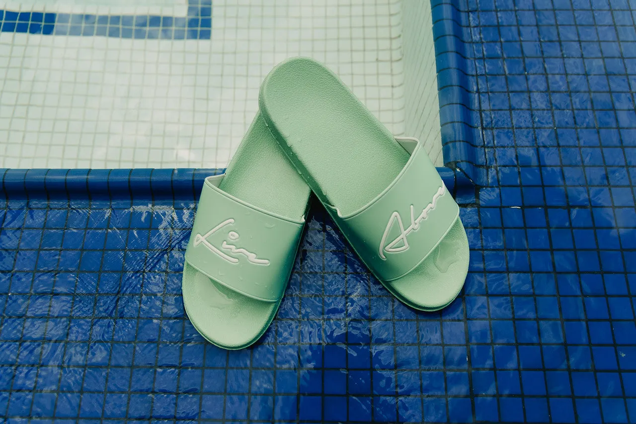 Signature Live Above Slide Sandals - Mint