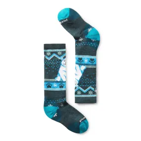 Smartwool Twilight Blue Polar Bear Pattern Wintersport Sock