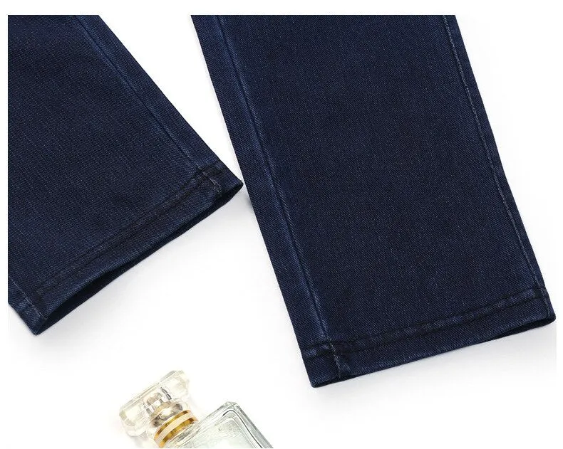 Stretch Jeans High Waist Women Clothing simple Casual Slim Skinny Jeans Denim Trousers