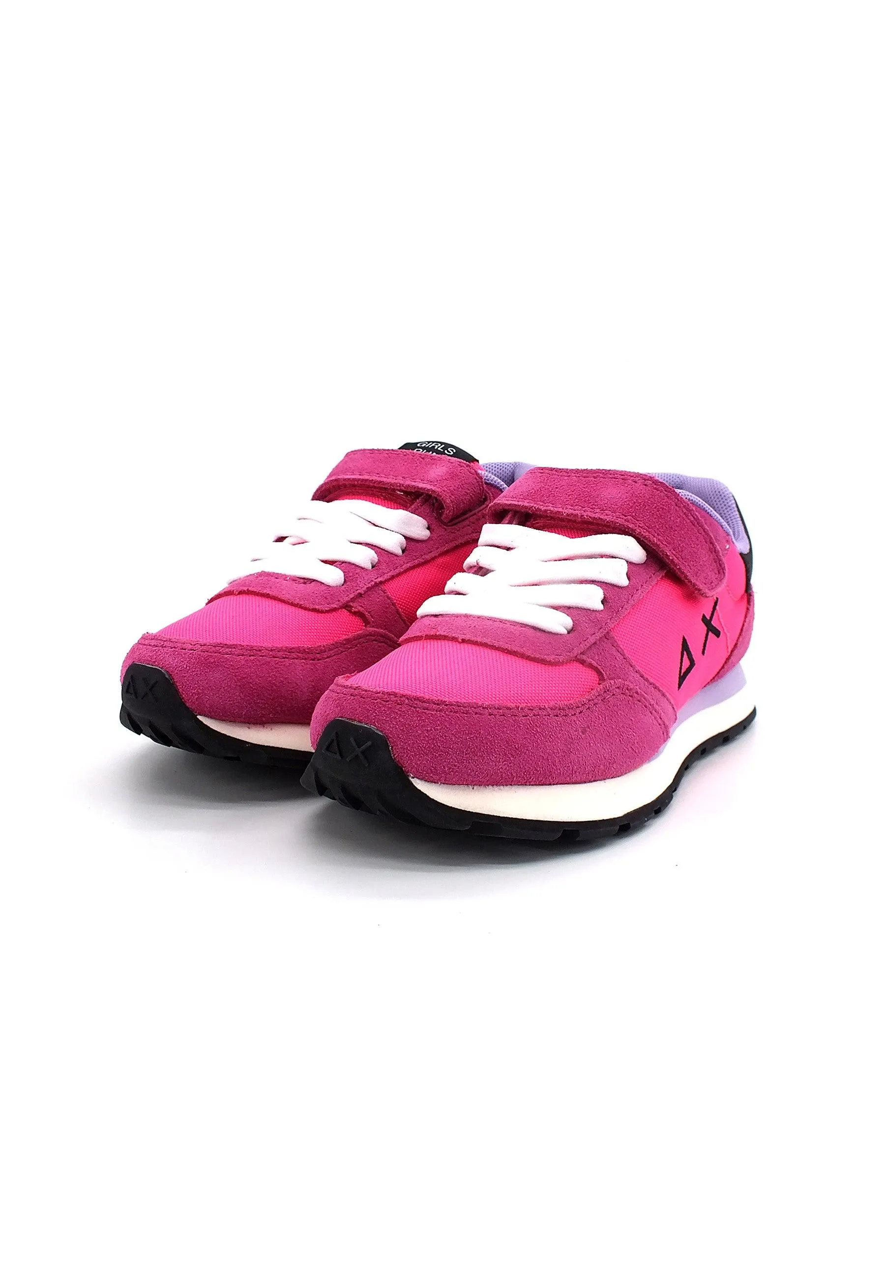 SUN68 Girl's Ally Solid Sneaker Bimbo Rosa Fuxia Z42401K