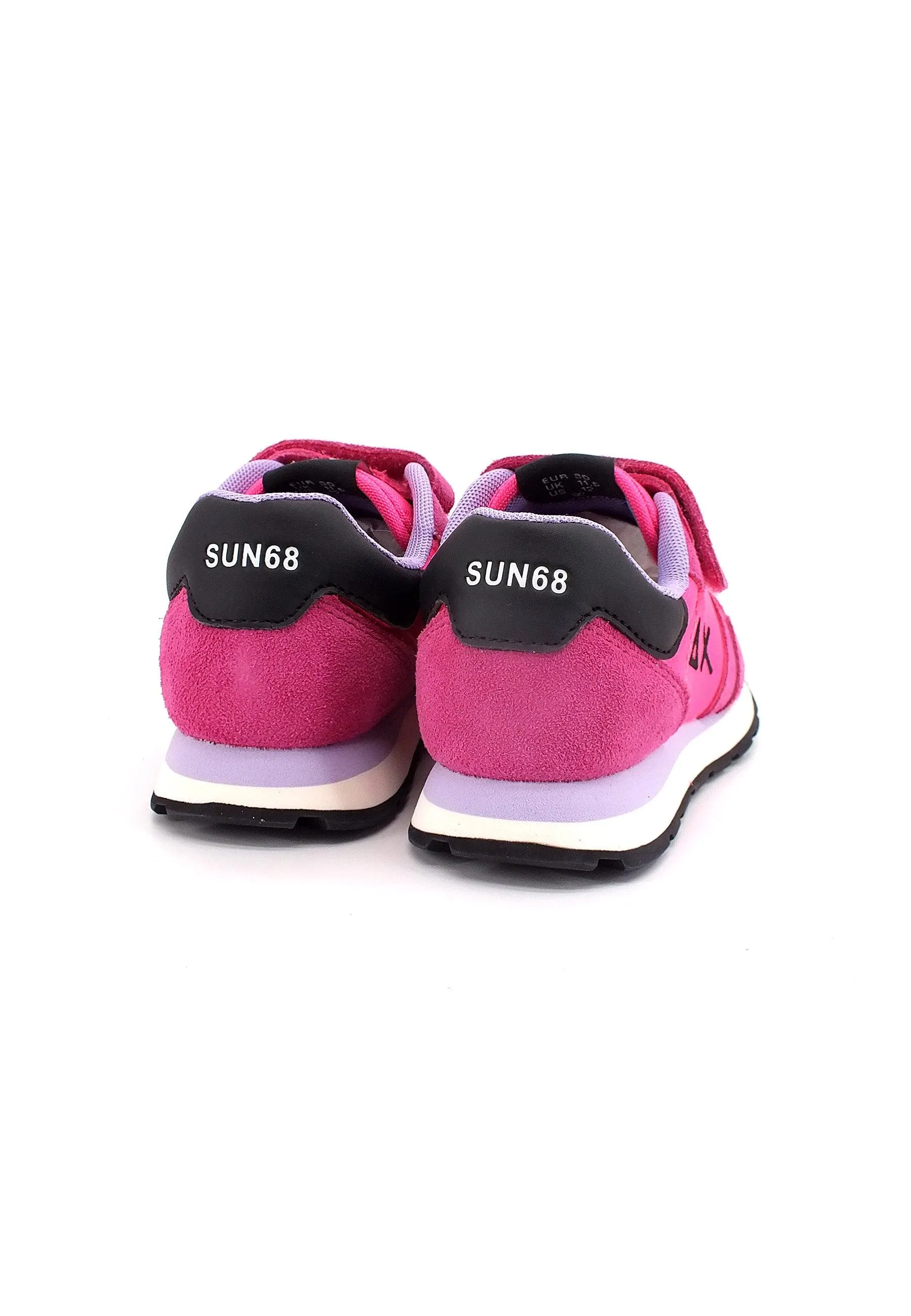 SUN68 Girl's Ally Solid Sneaker Bimbo Rosa Fuxia Z42401K