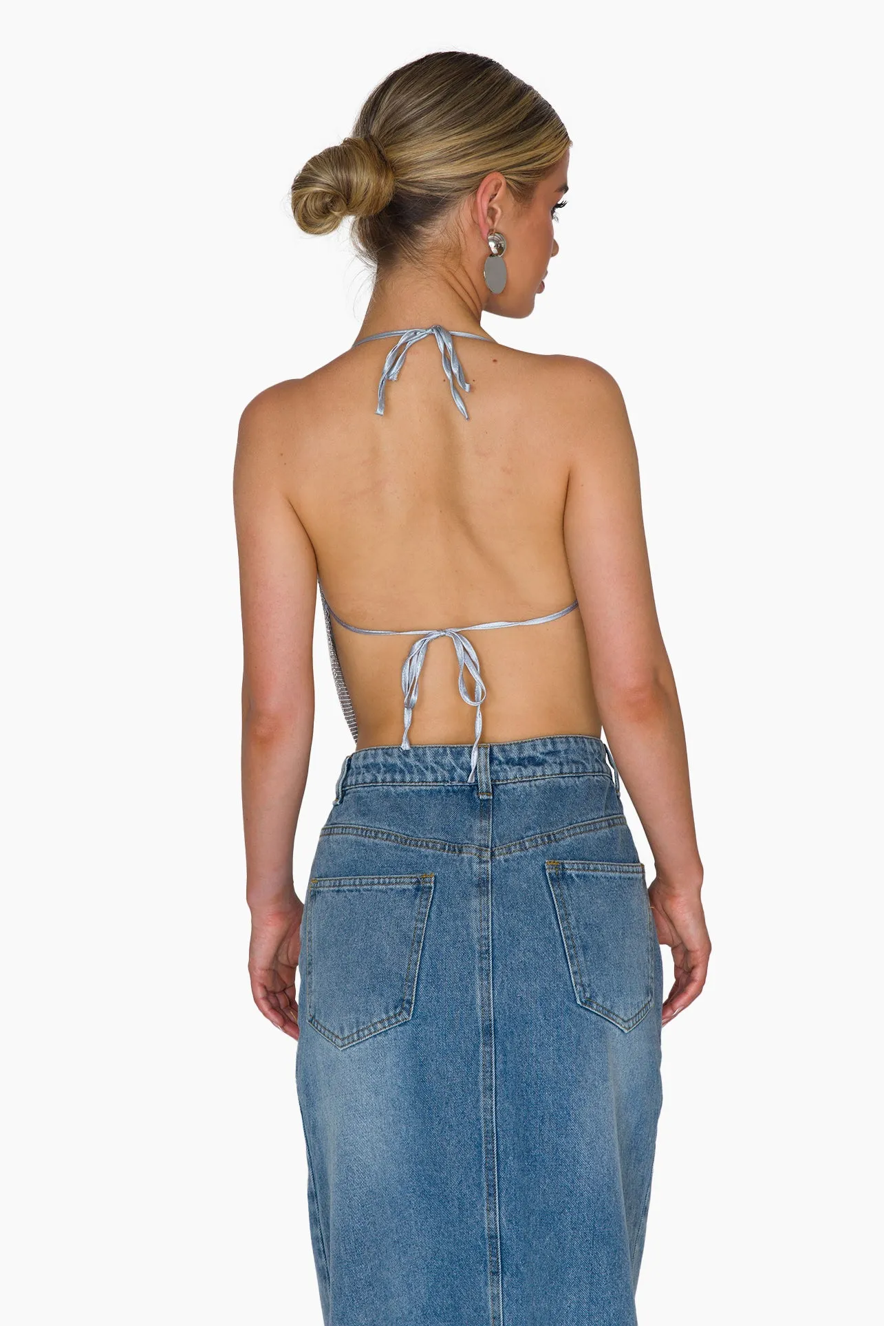 SUNSET Chain Metal Halter