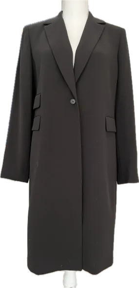 Tahari Black Topper One Button Coat, 10