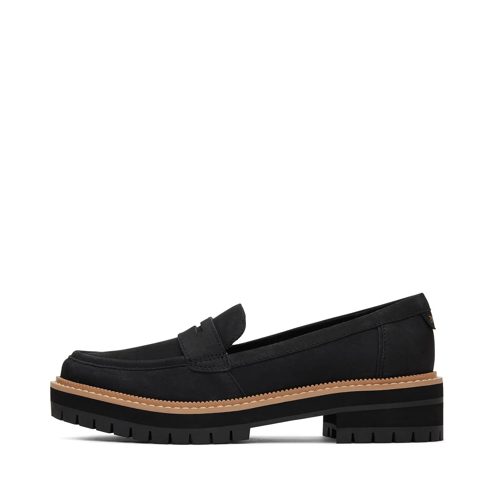 Toms Cara Loafer 10020224 (Black / Black Leather)