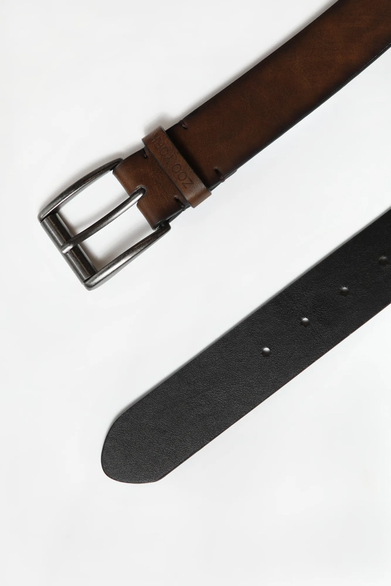 Zoo York Mens Faux Leather Belt